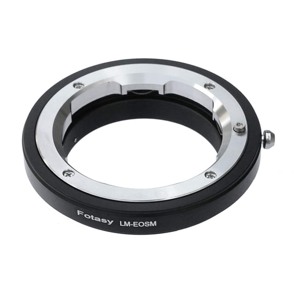 Adaptador Fotasy de Montura Leica M a EF‑M, Lente LM, Adaptador EOS M, Compatible con Cámaras Sin Espejo Canon EF‑M (EOS M, M2, M3, M5, M6, M6 Mark II, M10, M50, M100, M200)