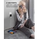 thumbnail image 3 of Cargador USB C para iHome AC Pro, 20 W, multipuerto, USB-C y USB-A, color negro, 3 of 6