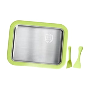 Magideal - Máquina Para Hacer Helados Enrollados Plato Frío Instantáneo Diversión Familias Actividades Hogar Bricolaje Yogur Versátil Gelato Máquina Para Hacer H Verde