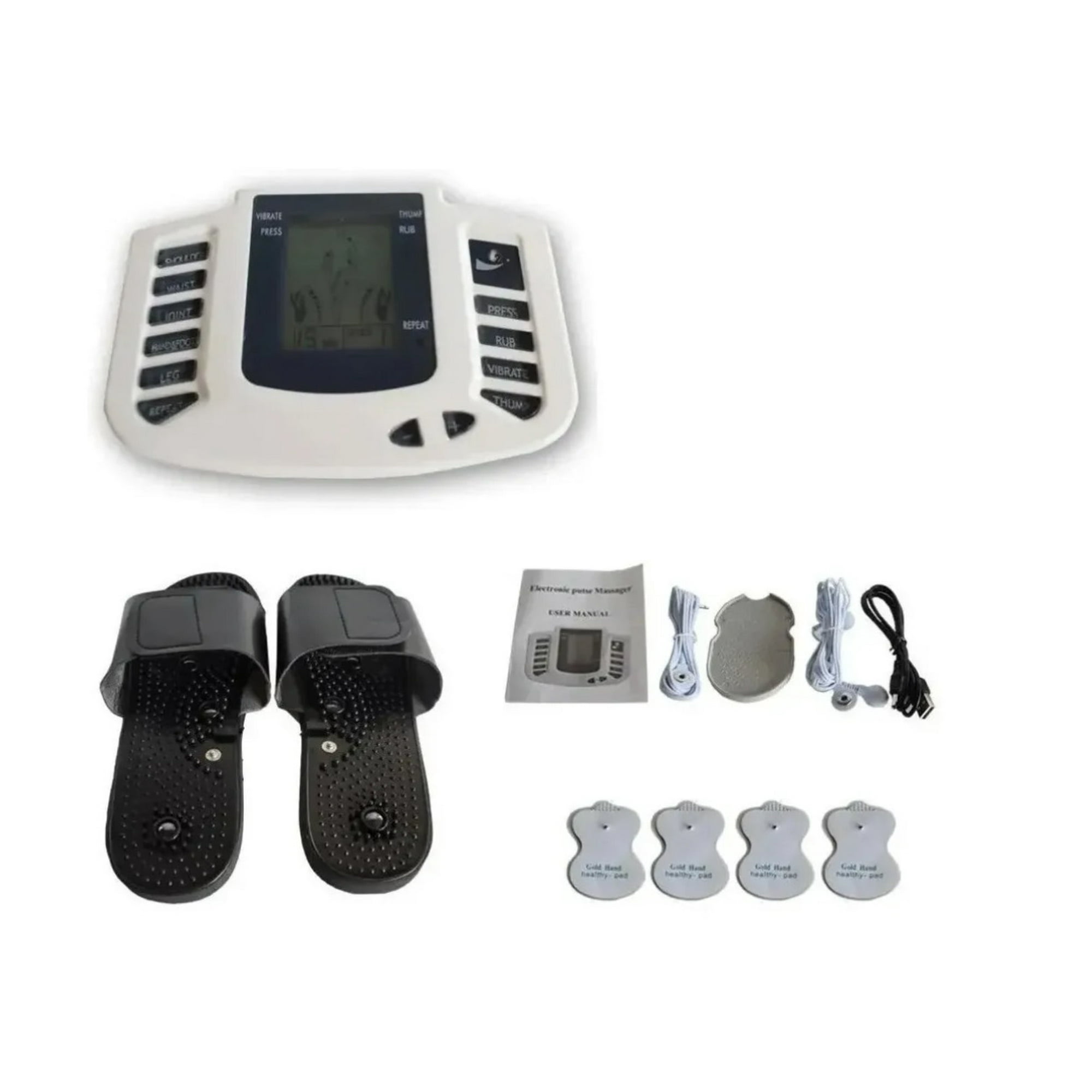 Tomasstore - Electroestimulador Corporal Masajeador Fisico Portátil