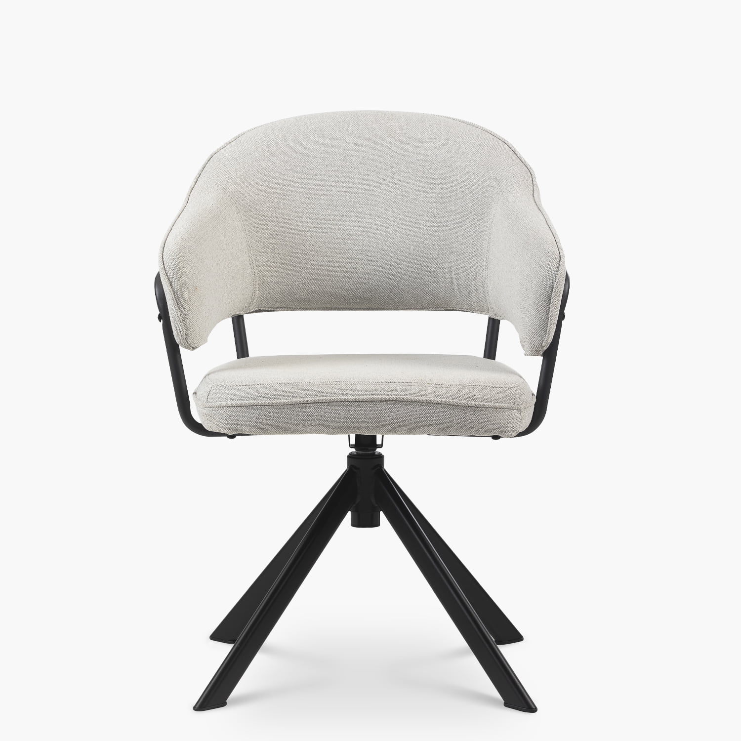 Form Design - Silla Home Office Stanford Gris Claro Giratoria