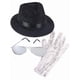 thumbnail image 1 of Paquete de Disfraz MJ con Sombrero Fedora y Guantes, 1 of 1