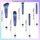 thumbnail image 2 of Brochas de Maquillaje AllGemDiy 10 piezas Estampado Leopardo Kit DIY, 2 of 5