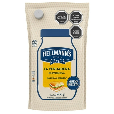 Mayonesa Regular Doypack 800 G Hellmann'S
