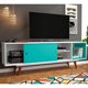 thumbnail image 2 of Rack Tv 70 Retro50 Blanco Turquesa, 2 of 3