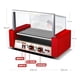 thumbnail image 3 of Rostizador Vienesas Parrilla Hot Dog Calentador Pan 7 Roller, 3 of 10