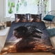 thumbnail image 2 of Venom Conjunto de sábanas temático, trío de piezas, cómodo y amigable con la piel, diseño único, regalo de decoración para el hogar para familiares, amigos y fans, 90 cm * 190 cm, 2 of 6