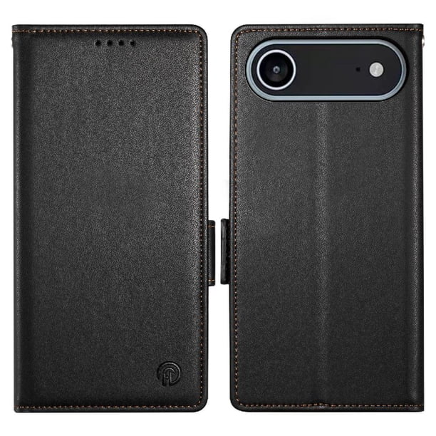 Funda Cartera Magnética con Tarjetas y Soporte para iPhone 17 Air Negro
