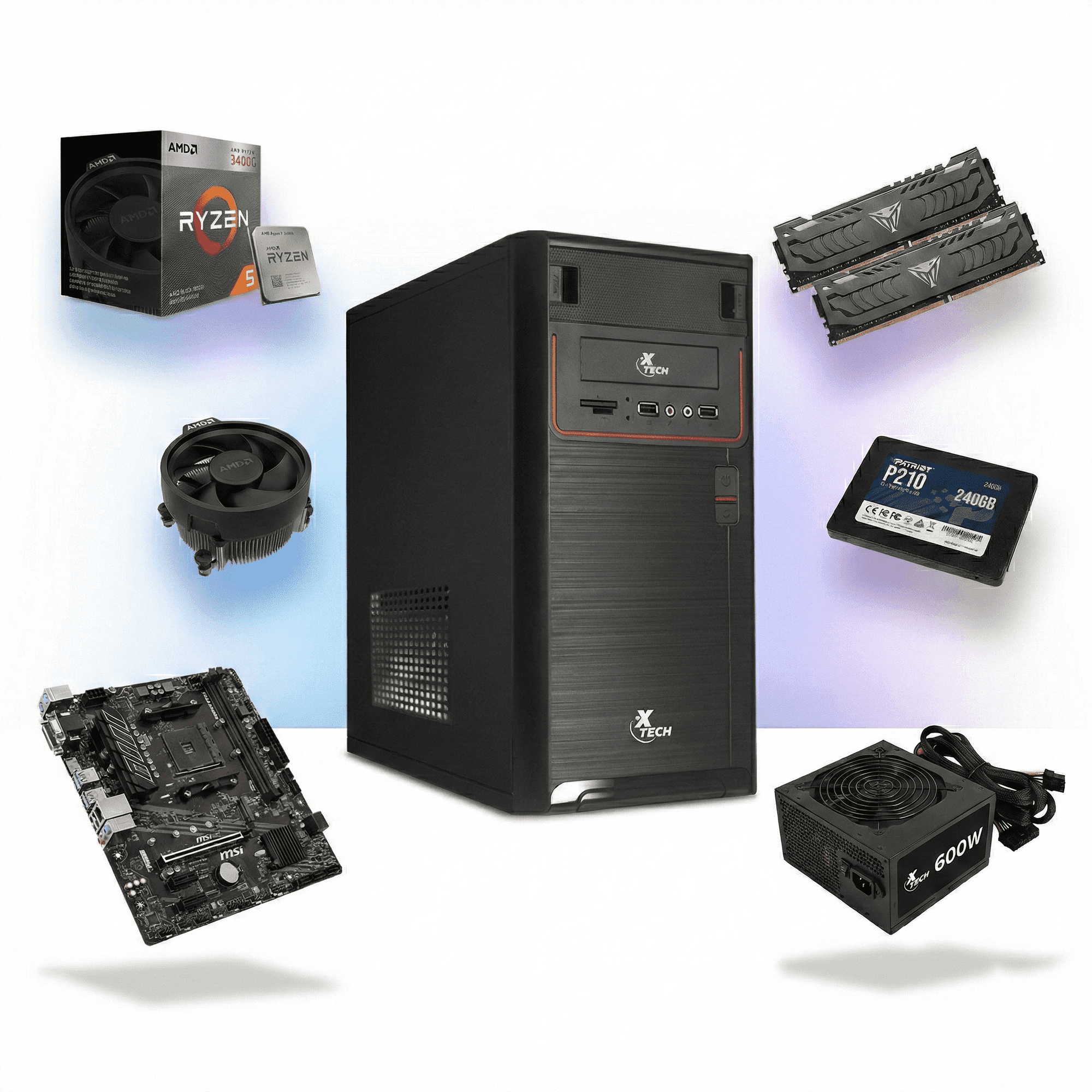 Amd - Pc Gamer Ryzen 5 3400g