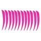 thumbnail image 2 of 12 piezas de tiro con arco caza flecha pluma fletching ala derecha fletches 4 pulgadas rosa rojo, 2 of 5