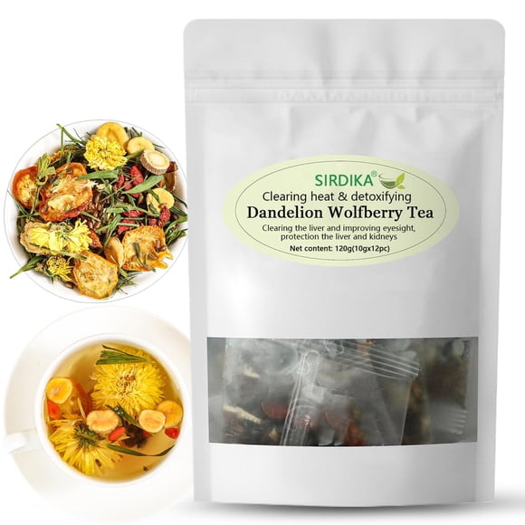 Té SIRDIKA Diente de león y bayas de goji para la salud de los riñones y el hígado 120 g