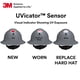 thumbnail image 4 of Casco de seguridad 3M SecureFit H-808SFV-UV gris de ala completa, 4 of 7
