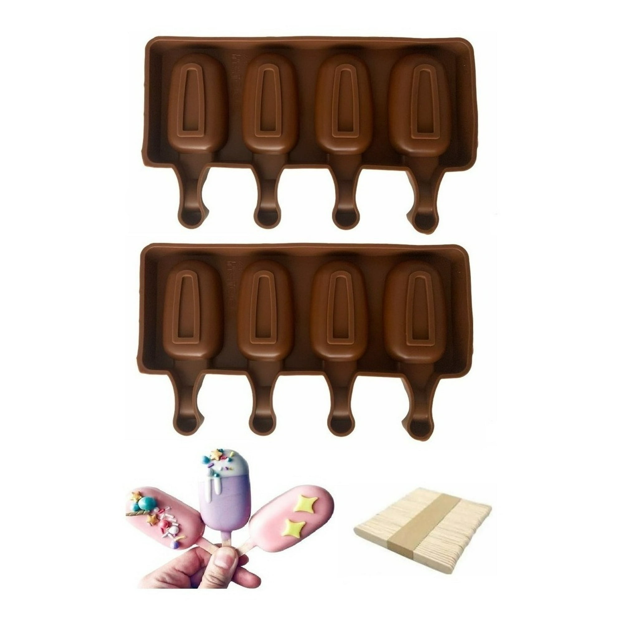 Genérico - Pack X2 Moldes De Helado Molde Para Helado Molde Helado