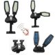 thumbnail image 1 of Foco Solar Doble Exterior Pared De 200 Led Control Y Sensor Movimient, 1 of 2