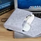 thumbnail image 3 of Bolsa de fieltro portátil para guardar accesorios electrónicos, funda protectora para MacBook, adaptador de corriente, ratón, teléfono móvil, cables, SSD, HDD, batería externa y disco duro externo por, 3 of 8