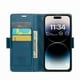 thumbnail image 5 of CaseMe tipo cartera iPhone 14 Pro con cierre magnético, RFID, tarjetero, soporte, carga inalámbrica, 5 of 5