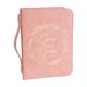 thumbnail image 1 of Funda para Biblia LANDORA & LEAF Grande Rosa Dorado con Grabado en Relieve, 1 of 6