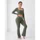 thumbnail image 5 of Conjunto Yoga Mujer Flare Líneas Estilo Moderno - YJ320, 5 of 5