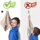 thumbnail image 2 of 1pc/3pcs Kitchen Towel Rack, Self Adhesive Wall Dish Towel Hook, Round Wall Mounted Towel Rack For Bathroom, Kitchen And Home, Wall, Cabinet, Garage, No Drilling Required, 2 of 2