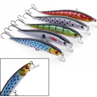 Genérico - Kit Para Pescar De 5 Rápalas Agua Dulce Y Salada 5,5 Cm