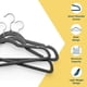 thumbnail image 5 of Perchas de terciopelo Lifemaster con gancho giratorio de 360°, 10 kg, 5 of 7