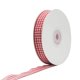 thumbnail image 5 of Cinta DAYEDZ 25 yd 1,6 cm Rojo/Blanco Gingham, 5 of 7