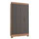 thumbnail image 1 of Clóset Roma Grey 4 Puertas Negro - Café, 1 of 4