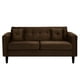 thumbnail image 1 of Sofa New Retro 3c Felpa 00 Chocolate, 1 of 6
