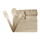 thumbnail image 3 of 144 Cubiertos, servicios de madera desechable ecológico, 3 of 3