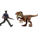 thumbnail image 5 of Mattel Jurassic World Duncan Kincaid y Velociraptor 3,75", 5 of 6