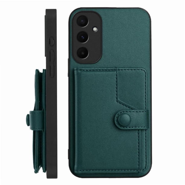 FOXDOCK Funda para SAMSUNG Galaxy A55 con Bloqueo RFID - Diseño Elegante con Cierre de Botón