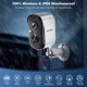 thumbnail image 2 of Cámaras de seguridad ZEEPORTE SECURITY 2K, batería WiFi, paquete de 4, 2 of 7
