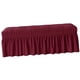 thumbnail image 4 of Protector De Muebles De Asiento De Banco De Cubierta De Banco Largo Para Sala De Estar Decoración De Hotel Rojo Vino, 4 of 5