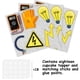 thumbnail image 3 of Decoración para magdalenas LETLIMIT, 18 unidades, herramientas con purpurina dorada para electricist, 3 of 7