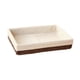thumbnail image 1 of Canasta Tejida Modern Rectangular Organizer Bin Para Frutas De Desayuno De Aperitivo Café L, 1 of 5