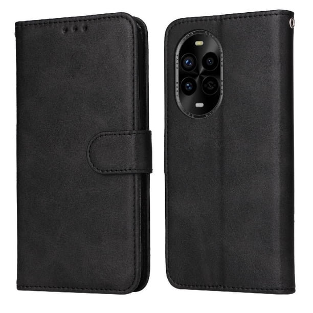 Funda Billetera para Huawei Nova 13 Pro con Porta Tarjetas y Soporte Ajustable Negro