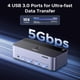 thumbnail image 5 of Switch KVM UGREEN para 3 monitores y 2 PCs, 8K@60Hz, USB 3.0, 5 of 8