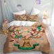 thumbnail image 2 of Merry Christmas Quilt Cover, Cartoon Anime, Duvet Printed Comforter, Polyester Bedding, Twin Size, Children Gift, Various Sizes, 2 of 5