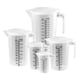 thumbnail image 1 of 5 Piezas Jarra De Plástico Hervidor Frío Fácil De Limpiar Accesorios Para Cocinar Y Hornear Taza Medidora Jarra De Agua Con Mango Para Té Bebidas Fría, 1 of 5