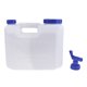 thumbnail image 2 of Contenedor De Almacenamiento De Recipiente De Agua Para Coche De Camping Al Aire Libre De 15 L, Blanco, 2 of 5