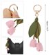 thumbnail image 2 of Unique Bargains 1 Pc Encanto de Bolso Flor Hoja Encanto de Bolsa Rosa, 2 of 5