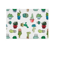 Paper-Home - Tabla Para Cortar O Picar De Vidrio 28,5 X 20 Cm Cactus