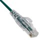 thumbnail image 1 of Cable Ethernet Futureonics Cat6a 0,9 m 10 Gbps delgado verde, 1 of 1