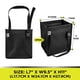 thumbnail image 2 of Cesto Basura Auto Drive Universal Plegable Negro 24x28x18cm, 2 of 3