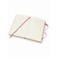 thumbnail image 2 of Libreta clásica, tapa dura, grande, roja, rayada, 2 of 3