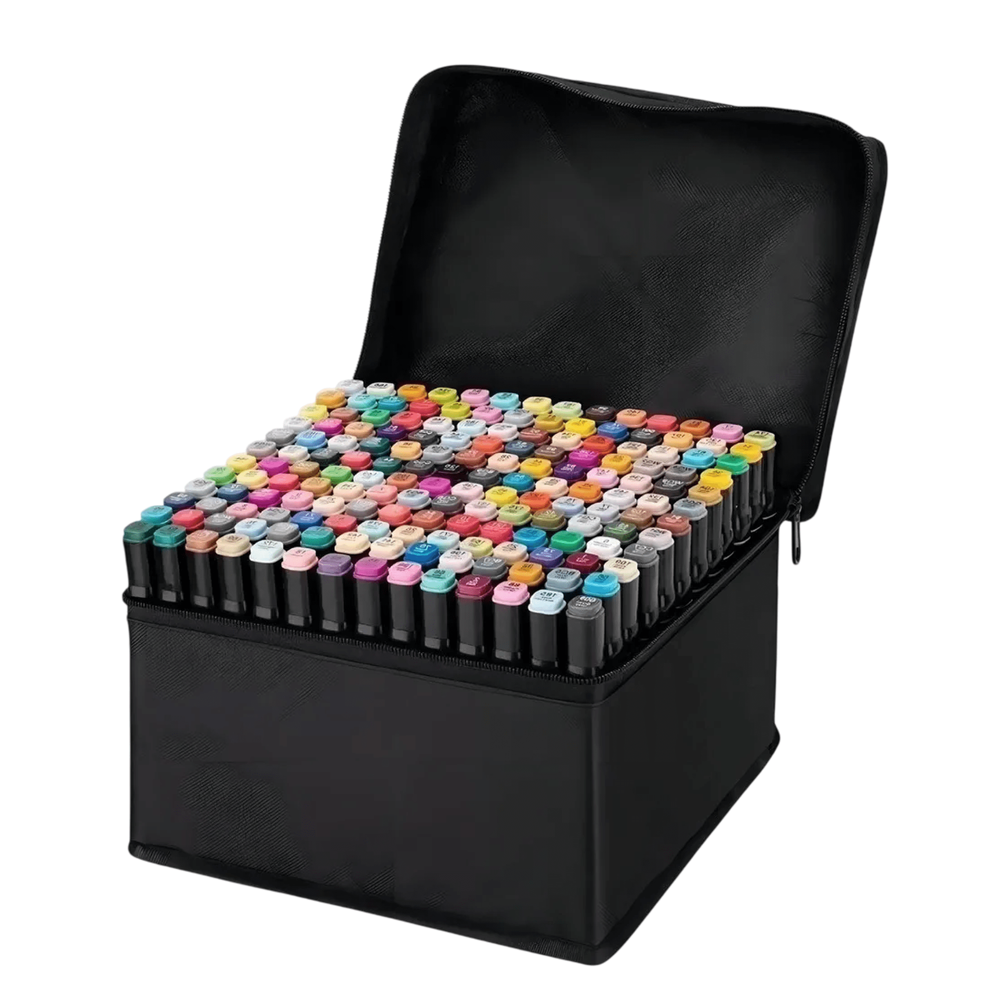 Set Marcadores Belug Doble Punta 168pz Lapices Colores Plumones