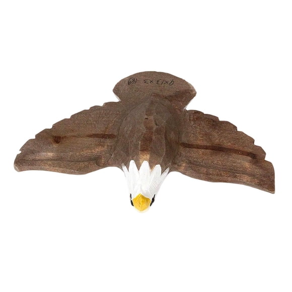 Escultura De Pájaro De Madera Tallada A Mano Con Forma De Halcón, Ideal Para Decoración Del Hogar Y La Oficina, Estilo Coleccionable A