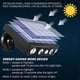 thumbnail image 3 of Pack 2 Foco Solar Led Jardin Pared Articulada Sensor Aplique, 3 of 3
