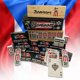 thumbnail image 1 of Set de dominó y cartas PRK 14 con diseño de la bandera de Puerto Rico, 1 of 5