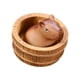 thumbnail image 2 of Arcilla Capybara Mini Tea Pet Figurita Decoración Para Oficina Sala De Té Dormitorio, 2 of 5